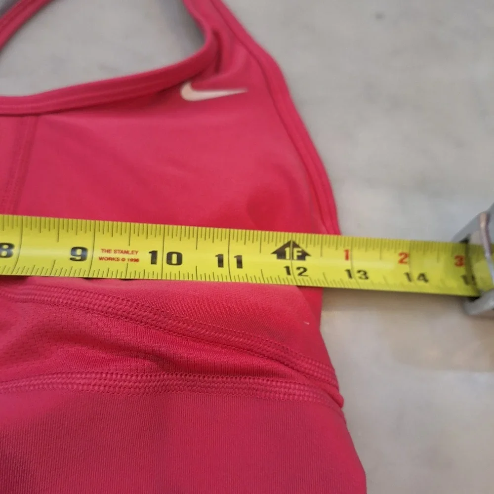 Nike Tank Tops Womens Sm Pink Magenta Dri-FIT Racerback‎ Running Lot of 2 cheer